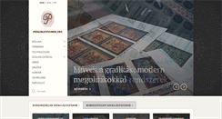 Desktop Screenshot of penzjegynyomda.hu
